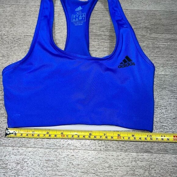 Adidas Performance Climalite Sports Bra, Royal Blue Open Back Cut Out Women’s XS - Picture 6 of 6